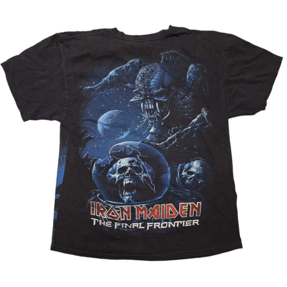 2010 Iron Maiden AOP Tshirt The Final Frontier Size Medium Band Tee - Picture 4 of 6